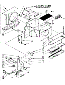 Air Flow Parts parts for Kenmore Heat Pump System 106.7761070 (1067761070, 106 7761070) from AppliancePartsPros.com