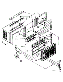 Cabinet Parts parts for Kenmore Heat Pump System 106.7761151 (1067761151, 106 7761151) from AppliancePartsPros.com