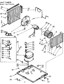 Unit Parts parts for Kenmore Heat Pump System 106.7761370 (1067761370, 106 7761370) from AppliancePartsPros.com