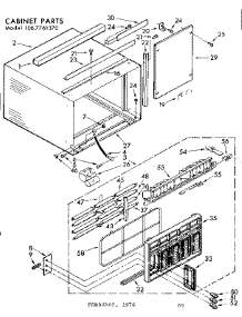 Cabinet Parts parts for Kenmore Heat Pump System 106.7761370 (1067761370, 106 7761370) from AppliancePartsPros.com
