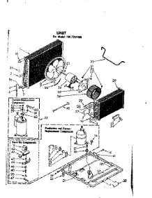 Unit Parts parts for Kenmore Heat Pump System 106.7761490 (1067761490, 106 7761490) from AppliancePartsPros.com