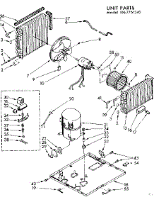 Unit Parts parts for Kenmore Heat Pump System 106.7761540 (1067761540, 106 7761540) from AppliancePartsPros.com