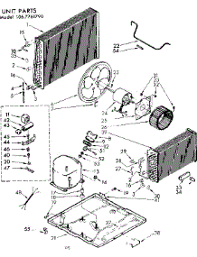 Unit Parts parts for Kenmore Heat Pump System 106.7761790 (1067761790, 106 7761790) from AppliancePartsPros.com