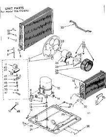 Unit Parts parts for Kenmore Heat Pump System 106.7761890 (1067761890, 106 7761890) from AppliancePartsPros.com