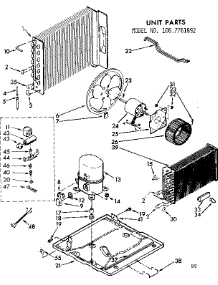 Unit Parts parts for Kenmore Heat Pump System 106.7761892 (1067761892, 106 7761892) from AppliancePartsPros.com
