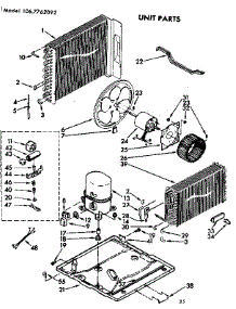 Unit Parts parts for Kenmore Heat Pump System 106.7762092 (1067762092, 106 7762092) from AppliancePartsPros.com