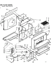 Air Flow Parts parts for Kenmore Heat Pump System 106.7762990 (1067762990, 106 7762990) from AppliancePartsPros.com