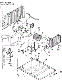 Unit Parts parts for Kenmore Heat Pump System 106.7762990 (1067762990, 106 7762990) from AppliancePartsPros.com
