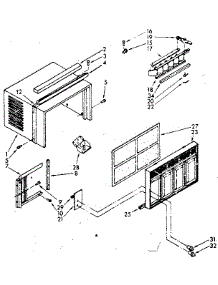 Cabinet Parts parts for Kenmore Heat Pump System 106.7770850 (1067770850, 106 7770850) from AppliancePartsPros.com