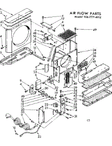 Air Flow Parts parts for Kenmore Heat Pump System 106.7771491Z (1067771491Z, 106 7771491Z) from AppliancePartsPros.com