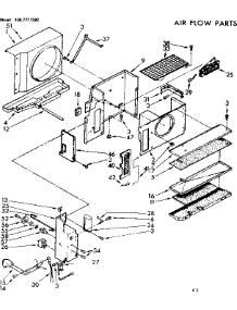 Air Flow Parts parts for Kenmore Heat Pump System 106.7771592 (1067771592, 106 7771592) from AppliancePartsPros.com