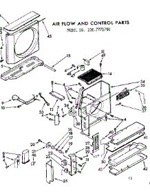 Air Flow And Control Parts parts for Kenmore Heat Pump System 106.7771790 (1067771790, 106 7771790) from AppliancePartsPros.com