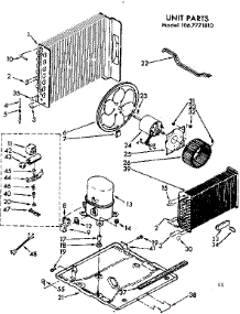 Unit Parts parts for Kenmore Heat Pump System 106.7771810 (1067771810, 106 7771810) from AppliancePartsPros.com