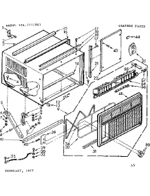 Cabinet Parts parts for Kenmore Heat Pump System 106.7771811 (1067771811, 106 7771811) from AppliancePartsPros.com