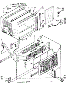 Cabinet Parts parts for Kenmore Heat Pump System 106.7771840 (1067771840, 106 7771840) from AppliancePartsPros.com
