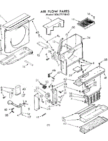 Air Flow Parts parts for Kenmore Heat Pump System 106.7771840 (1067771840, 106 7771840) from AppliancePartsPros.com