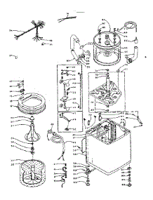 Machine Sub-Assembly parts for Kenmore Washer 110.6104350 (1106104350, 110 6104350) from AppliancePartsPros.com