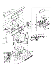 Top And Console Assembly parts for Kenmore Washer 110.6104810 (1106104810, 110 6104810) from AppliancePartsPros.com