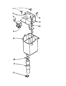 Dispenser Assembly parts for Kenmore Washer 110.6104810 (1106104810, 110 6104810) from AppliancePartsPros.com