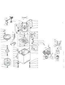 Machine Sub-Assembly parts for Kenmore Washer 110.6105500 (1106105500, 110 6105500) from AppliancePartsPros.com