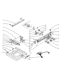 Machine Top Assembly parts for Kenmore Washer 110.6105500 (1106105500, 110 6105500) from AppliancePartsPros.com