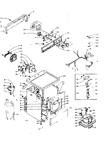 Machine Sub-Assembly parts for Kenmore Dryer 110.6107400 (1106107400, 110 6107400) from AppliancePartsPros.com