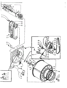 Bulkhead Assembly parts for Kenmore Dryer 110.6107401 (1106107401, 110 6107401) from AppliancePartsPros.com