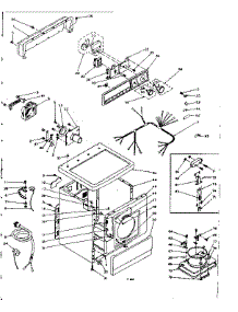 Machine Sub-Assembly parts for Kenmore Dryer 110.6107401 (1106107401, 110 6107401) from AppliancePartsPros.com