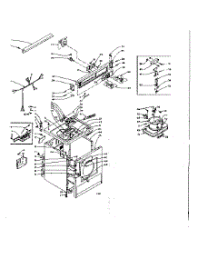 Machine Sub-Assembly parts for Kenmore Dryer 110.6108501 (1106108501, 110 6108501) from AppliancePartsPros.com