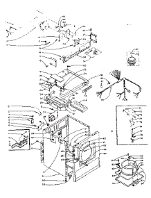 Machine Sub-Assembly parts for Kenmore Dryer 110.6108700 (1106108700, 110 6108700) from AppliancePartsPros.com