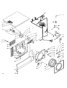 Top And Front Assembly parts for Kenmore Washer Dryer Combo 110.6109100 (1106109100, 110 6109100) from AppliancePartsPros.com