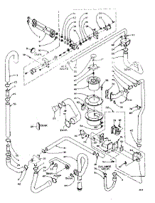 Water System parts for Kenmore Washer Dryer Combo 110.6109101 (1106109101, 110 6109101) from AppliancePartsPros.com