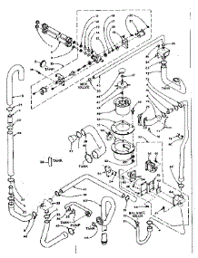 Water System parts for Kenmore Washer Dryer Combo 110.6109502 (1106109502, 110 6109502) from AppliancePartsPros.com