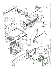 Top And Front Assembly parts for Kenmore Washer Dryer Combo 110.6109504 (1106109504, 110 6109504) from AppliancePartsPros.com