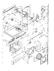 Top And Front Assembly parts for Kenmore Washer Dryer Combo 110.6109800 (1106109800, 110 6109800) from AppliancePartsPros.com
