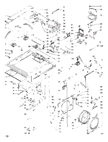 Top And Front Assembly parts for Kenmore Washer Dryer Combo 110.6109801 (1106109801, 110 6109801) from AppliancePartsPros.com