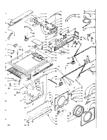 Top And Front Assembly parts for Kenmore Washer Dryer Combo 110.6109802 (1106109802, 110 6109802) from AppliancePartsPros.com