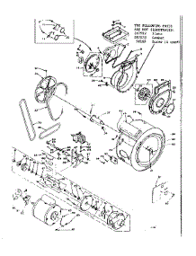 Blower Cylinder, Pump And Motor parts for Kenmore Washer Dryer Combo 110.6109803 (1106109803, 110 6109803) from AppliancePartsPros.com