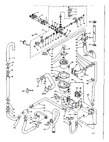 Water System parts for Kenmore Washer Dryer Combo 110.6109803 (1106109803, 110 6109803) from AppliancePartsPros.com