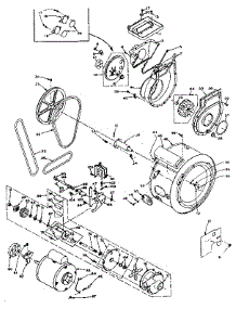 Blower, Cylinder, Pump And Motor parts for Kenmore Washer Dryer Combo 110.6109804 (1106109804, 110 6109804) from AppliancePartsPros.com