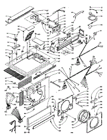 Top And Front Assembly parts for Kenmore Washer Dryer Combo 110.6109804 (1106109804, 110 6109804) from AppliancePartsPros.com