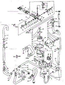 Water System parts for Kenmore Washer Dryer Combo 110.6109804 (1106109804, 110 6109804) from AppliancePartsPros.com