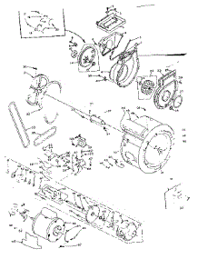 Blower, Cylinder, Pump And Motor parts for Kenmore Washer Dryer Combo 110.6109807 (1106109807, 110 6109807) from AppliancePartsPros.com
