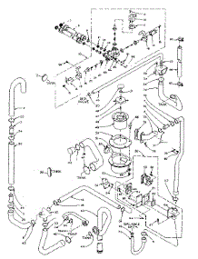 Water System parts for Kenmore Washer Dryer Combo 110.6109807 (1106109807, 110 6109807) from AppliancePartsPros.com