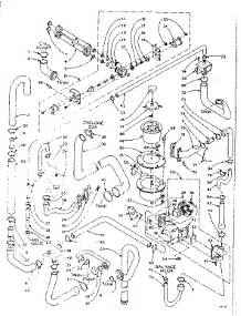Water System parts for Kenmore Washer Dryer Combo 110.6110100 (1106110100, 110 6110100) from AppliancePartsPros.com