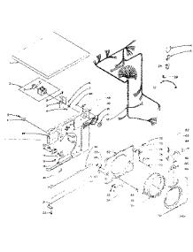 Top And Front Assembly parts for Kenmore Washer Dryer Combo 110.6110100 (1106110100, 110 6110100) from AppliancePartsPros.com