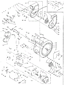 Blower, Cylinder, Pump And Motor parts for Kenmore Washer Dryer Combo 110.6110100 (1106110100, 110 6110100) from AppliancePartsPros.com