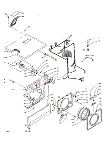 Top And Front Assembly parts for Kenmore Washer Dryer Combo 110.6110102 (1106110102, 110 6110102) from AppliancePartsPros.com