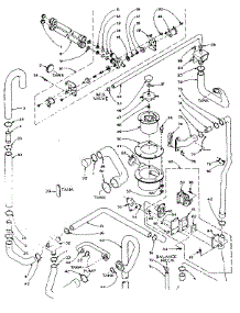 Water System parts for Kenmore Washer Dryer Combo 110.6110102 (1106110102, 110 6110102) from AppliancePartsPros.com