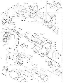Blower, Cylinder, Pump And Motor parts for Kenmore Washer Dryer Combo 110.6110500 (1106110500, 110 6110500) from AppliancePartsPros.com